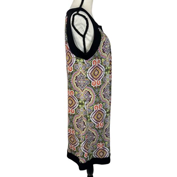 Style & Co Medium Shift Dress Geometric Sleeveless Stretch Knee Length Pullover - Picture 3 of 7